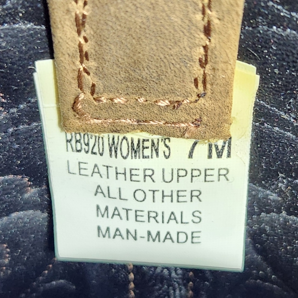 NWT Masterson Western Tan Brown Leather Cowboy Boots RB920 | Women's Size 7 - Picture 9 of 13